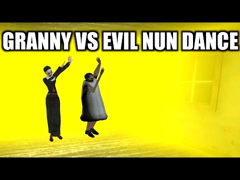 Granny and Evil Nun dance 🤣 #shorts