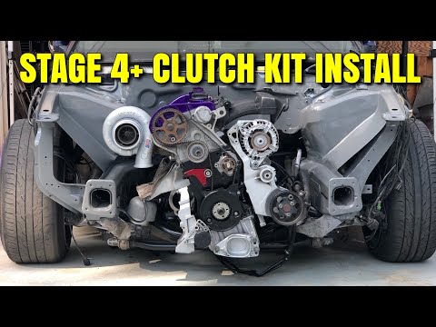 How To Install A Clutch/Flywheel Kit On A Audi A4 and Finally Dropping The Motor In | Part 5