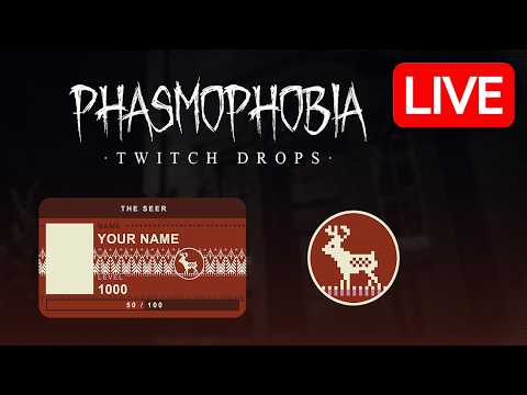 New Hotfixes and New DROPS - Hunting for the New Ghosts in Phasmophobia LIVE 🔴