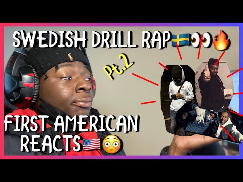 AMERCIAN REACTS to SWEDISH DRILL RAP FOR FIRST TIME!(Ft.DREE LOW-PIPI|BLACKY,AMBESSA-NO FACE NO CASE