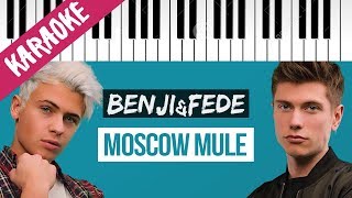 Benji &amp; Fede | Moscow Mule (Acoustic Version) // Piano Karaoke con Testo