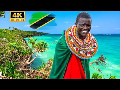 Tanzania 4k Drone Video zanzibar Arusha Dar Es Salaam with Piano Music Relax| Tanzania Vlog