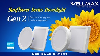 Sunflower Series Downlights Gen 2 - Discover Upgrade Uniform Brightness!
