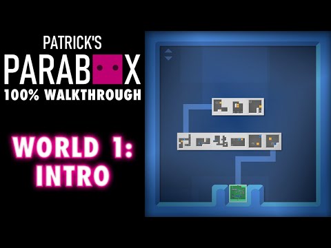 Patrick's Parabox "Intro" All Puzzle Solutions | 100% All Levels Gameplay Walkthrough Part 1
