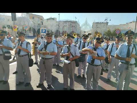 Arrivo in Piazza del Gran Concerto Bandistico Città di Conversano "Piantoni" Atan  10/9/2023