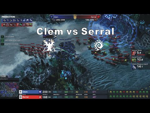 Starcraft II DreamHack Masters 2022 Atlanta Oct16 Clem(T) v Serral(Z) Game 1 MAPS - [ESL] Data-C