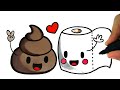 HOW TO DRAW EMOJI HOW TO DRAW POO EMOJI