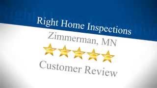 preview picture of video 'Right Home Inspections Zimmerman Remarkable Five Star Review by Laura D.'