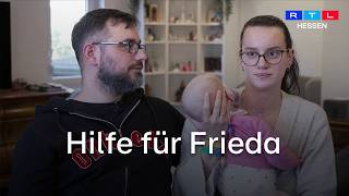 Schwere Hirnoperation hat das Lachen der kleinen Frieda verändert