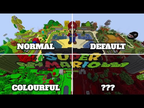 The Mario Mash-Up Pack in Different Minecraft Resource Packs
