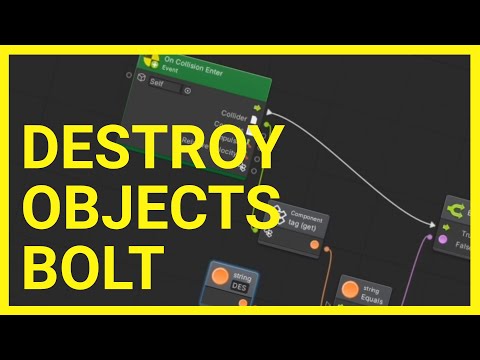Destroy Objects in Unity with Bolt - Beginner Tutorial