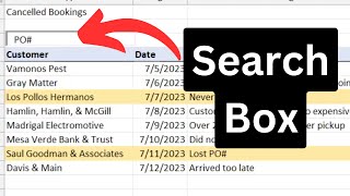 How to search text fast in Excel (Highlight Rows)