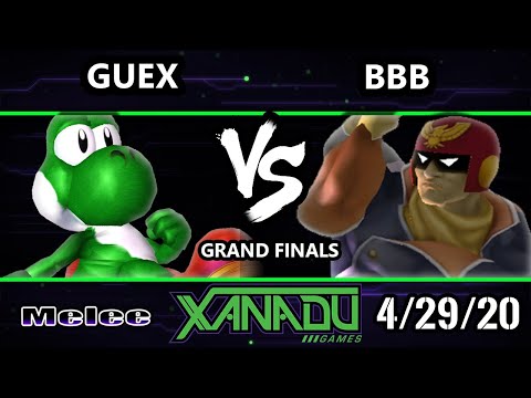S@X 351 Onine Grand Finals - BBB (Jigglypuff, Fox, Captain Falcon) Vs. Guex [L] (Yoshi) Smash Melee