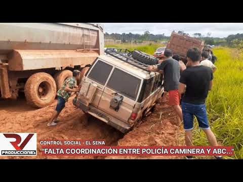 PANDO: CONTROL SOCIAL DE "EL SENA" PREOCUPADO POR SITUACIÓN DE LA CARRETERA