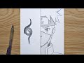Kakashi Drawing Easy How To Draw Kakashi From Naruto Step By Step Anime Half Face For Beginners