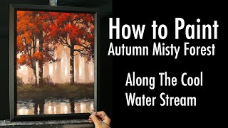 Download lagu How To Paint Landscapes - FULL LESSON - acrylic tutorial with Tim Gagnon.  Learn this autumn scene. mp3