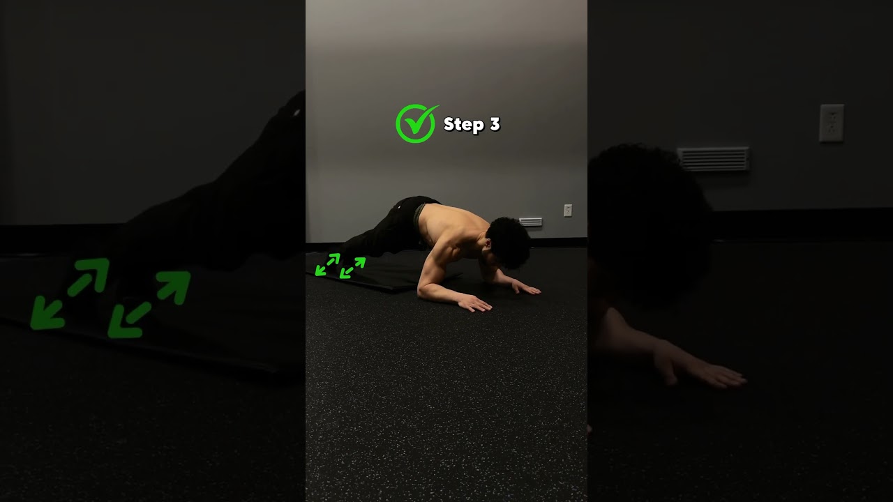 Russian Push Ups Made Easy (3 Steps) #calisthenics #pushup #pushups