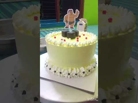 1pound mango and 1pound Mango flevour eggless cake😋#cake #cakedecorating #cakerecipe