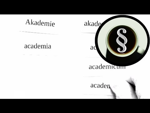 Was bedeutet "Akademie"? | Latein im Uni-Leben