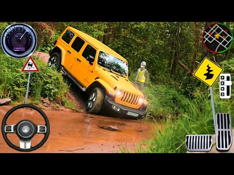 4x4 Offroad Jeep Driving Simulator 3D - Drive SUV 4x4 jeep Offroad Game - Android GamePlay