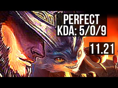 TWISTED FATE vs RUMBLE (MID) | 5/0/9, 1.1M mastery | KR Diamond | v11.21