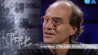 James Taylor - Interview (The Late Show, Nov 3, 1993)