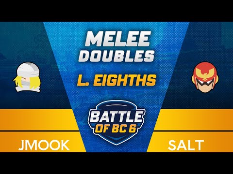 Jmook (Sheik) vs Salt (Captain Falcon) - Melee Singles Losers Top 8 - Battle of BC 6