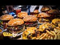 Handgemachte Deep Cheese Sauce Deep Cheese Double Burger Koreanisches Streetfood