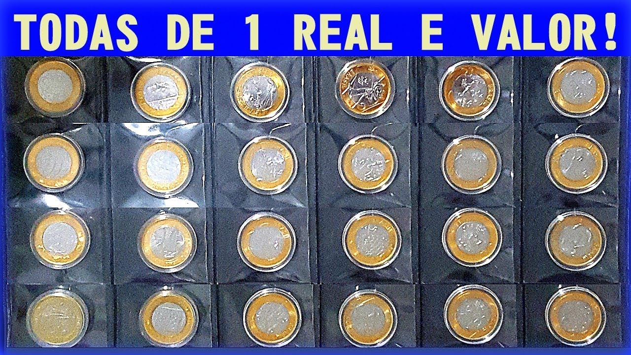 Todas as moedas comemorativas de 1 Real valiosas ou não - Valor atualizado!