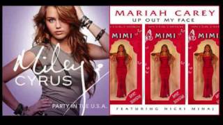 Party Up My Face (Mashup) (Miley Cyrus, Mariah Carey &amp; Nicki Minaj)