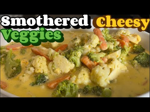 Mixed Vegetables Smothered In Cheese Sauce