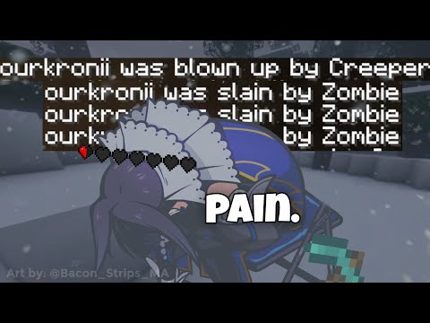 Kronii's Epic Fail in Minecraft Return!