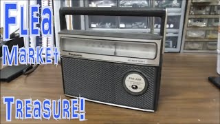 Bought an Old Panasonic FM/AM Radio At The Flea Market, Will It Still Work? Maybe From The 70's?