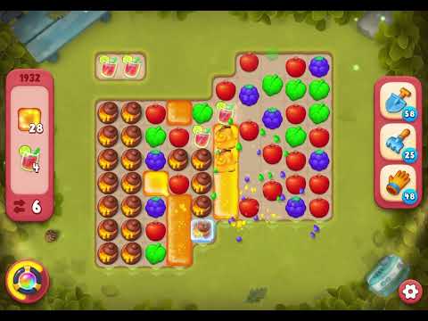 Gardenscapes Level 1932 Hard NO BOOSTERS