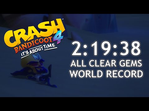 (WR) Crash Bandicoot 4: It's About Time - All Clear Gems Speedrun (2:19:38)