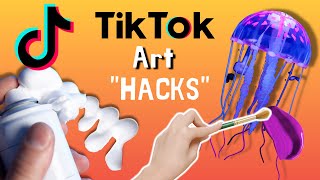 Testing Tik Tok Art Hacks