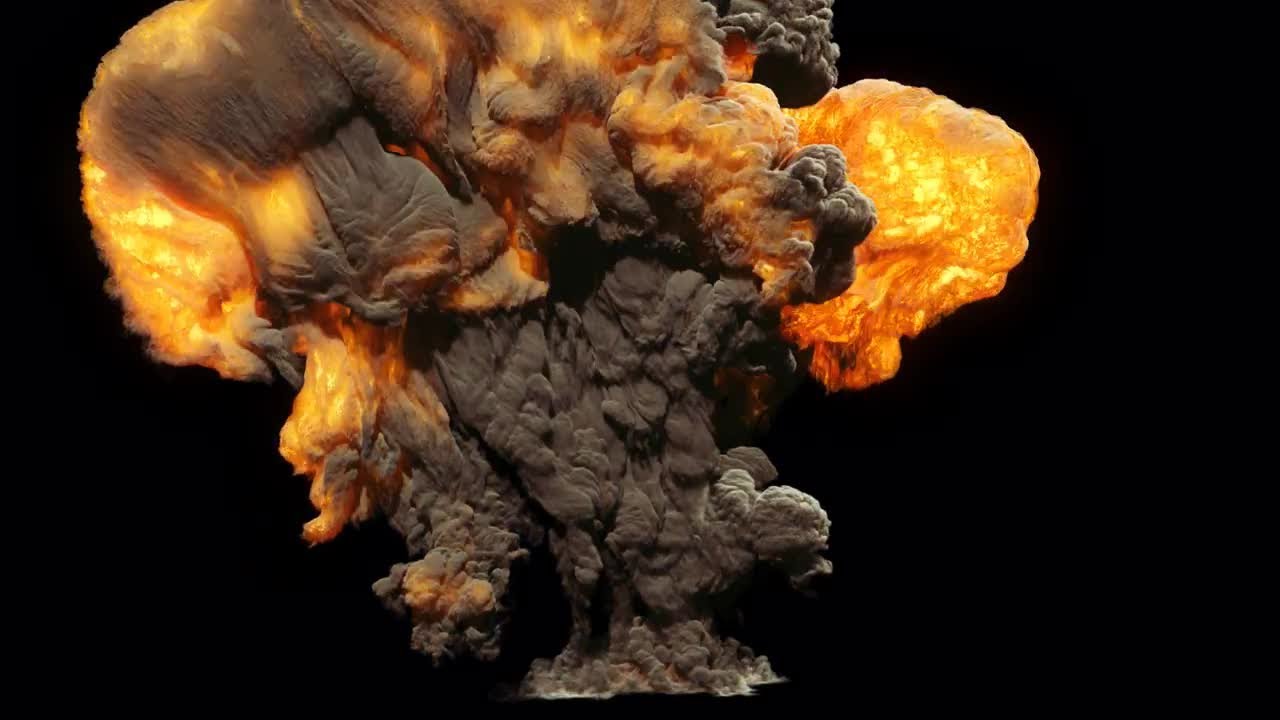 Massive Explosion Stock Motion Graphics
