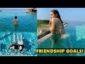 Sara Ali Khan Looks Ravishing In A Beige Bikini As She Enjoys Some Pool Time On Her Vacation