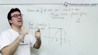 Vlastnosti funkce 8 - Monotonie funkce - kde je funkce rostoucí a klesající