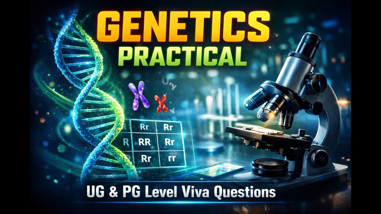 Genetics Practical: Key Terms Explained | UG & PG Level Biology