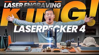 LaserPecker LP4 Review: World's First Dual-Laser Laser Engraver is CRAZY!