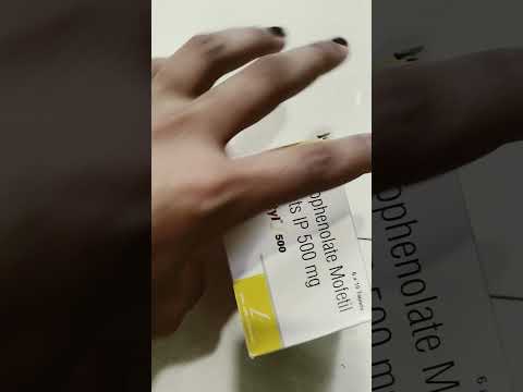 500mg Mofetyl Mycophenolate Mofetil Tablets IP