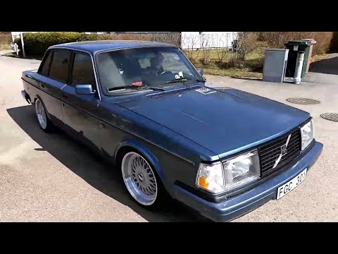 This is how a Volvo 240 v8 sounds with a supercharger