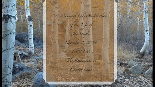 A Memorial for Joe Sample in Mammoth Lakes, CA.