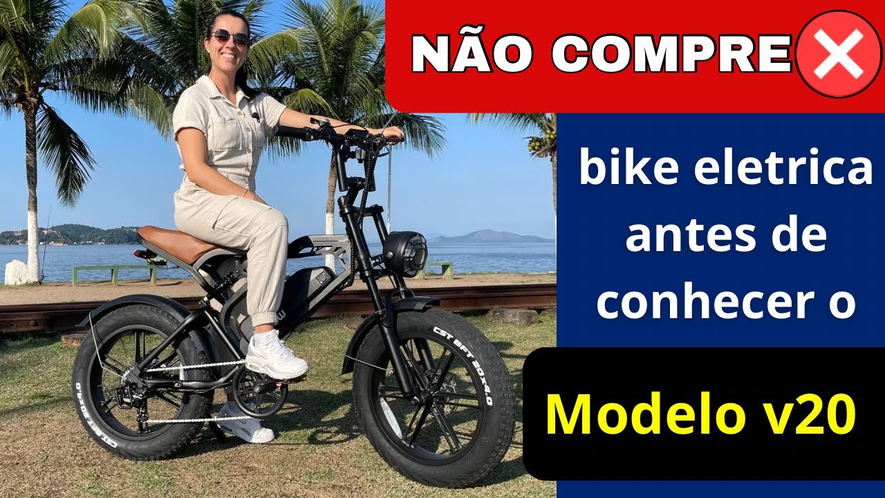 Bicicleta elétrica Smart V20 lítio 750w, saiba se vale a pena?