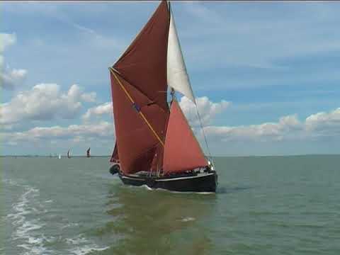 Thames sailing barge Ironsides. Based in Faversham, Kent. England