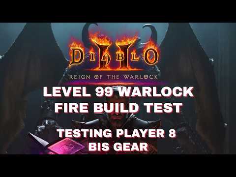 Diablo 2 Resurrected - Level 99 WARLOCK FIRE BUILD demo - Is this the best Warlock build?