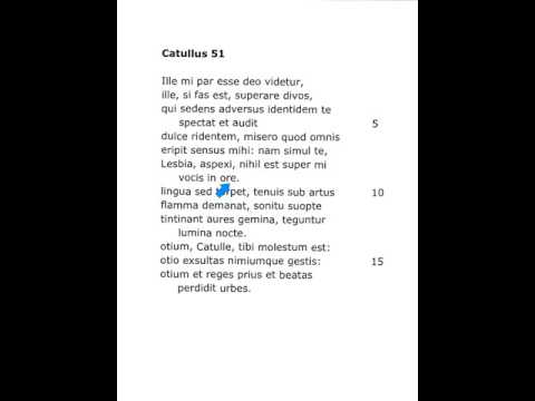 catullus 51 explicatio