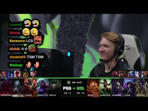 PGG vs UOL | 2021 MSI Groups Day 1 | Twitch VOD with Chat