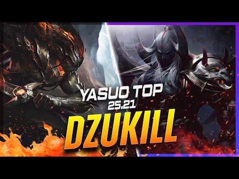 Dzukill - Yasuo vs Aatrox TOP Patch 25.21 - Yasuo Gameplay